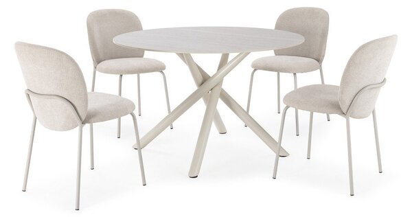 Okrągły stół z ceramicznym blatem ø 119,5 cm Talia – Marckeric