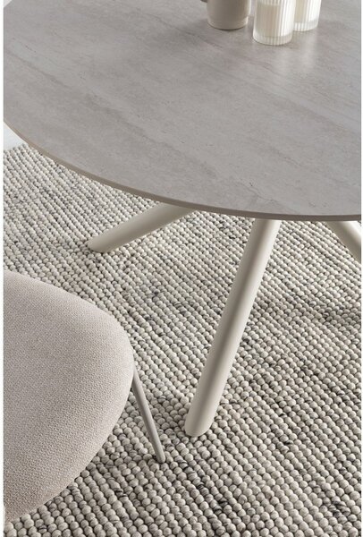 Okrągły stół z ceramicznym blatem ø 119,5 cm Talia – Marckeric