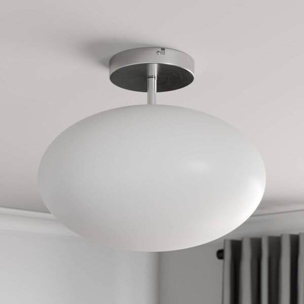 Lampa sufitowa Sonika Lindby, możliwość ściemniania, aluminiowy / szary / cynkowy, salon / jadalnia