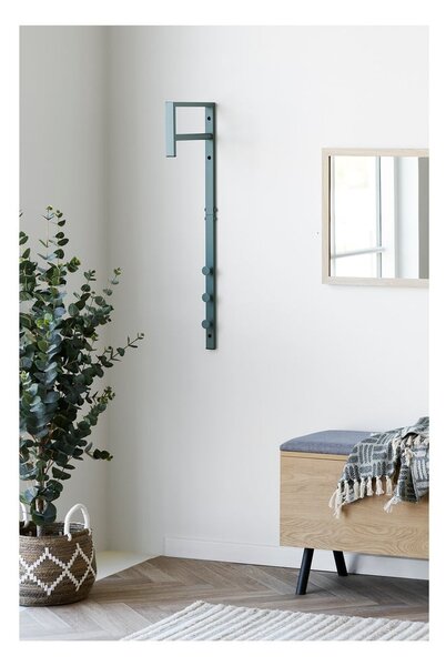 Miętowy metalowy wieszak ścienny 3 cm Trento – House Nordic