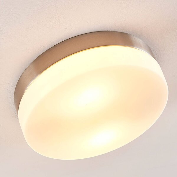 Lampa sufitowa Amilia Lindby, możliwość ściemniania, łazienka, metal, nowoczesny