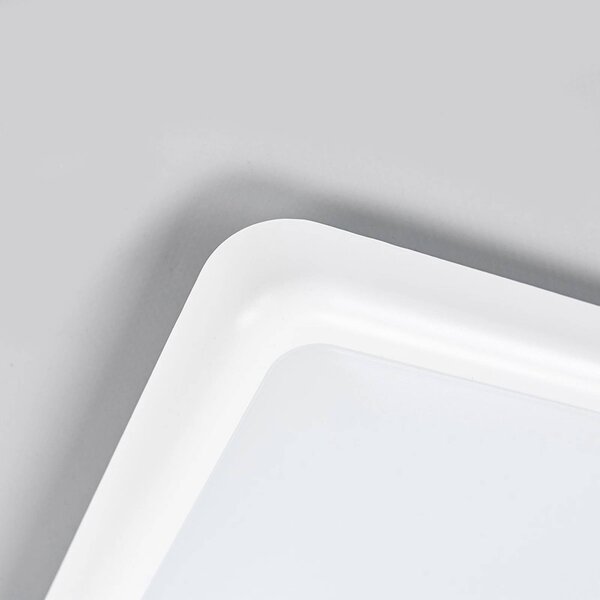 Lampa sufitowa LED Augustin Arcchio, biały / opal, łazienka, tworzywo sztuczne, nowoczesny