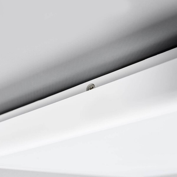Lampa sufitowa LED Augustin Arcchio, biały / opal, łazienka, tworzywo sztuczne, nowoczesny