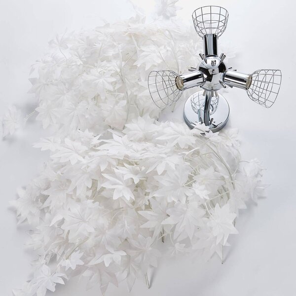 Lampa sufitowa Maple Lindby, możliwość ściemniania, biały / opal, salon / jadalnia, tworzywo sztuczne, nowoczesny