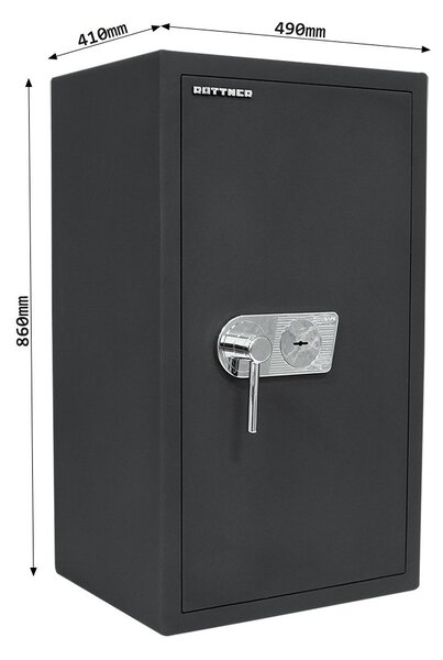 Sejf meblowy TOSCANA 85, 860 x 490 x 410 mm, 98 l