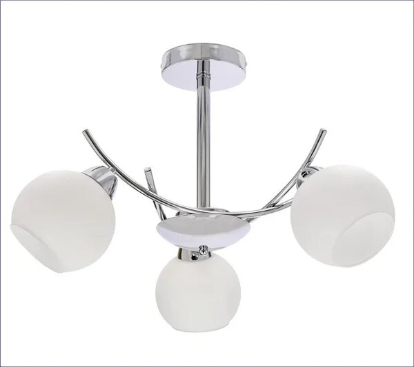 Nowoczesna wisząca lampa z trzema kloszami - 7X M071 T1-D52