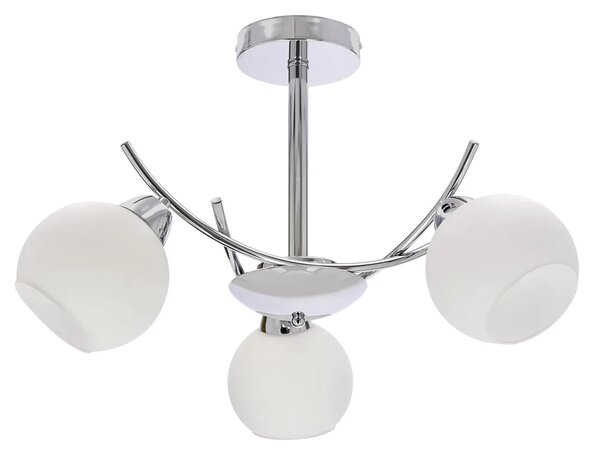 Nowoczesna wisząca lampa z trzema kloszami - 7X M071 T1-D52