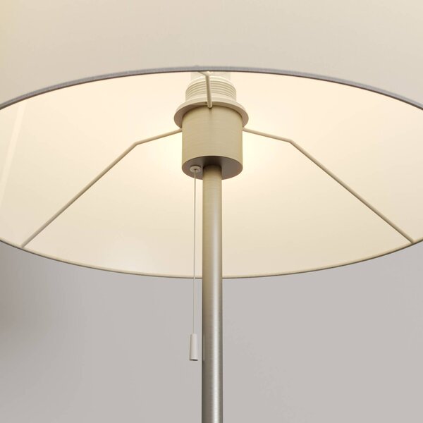 Lampa stojąca Nantwin Lindby, biały / opal, salon / jadalnia, tkanina / materiał / jedwab, nowoczesny