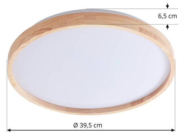 Inteligentna lampa sufitowa Mirren Lindby, możliwość ściemniania, salon / jadalnia, tworzywo sztuczne, nowoczesny