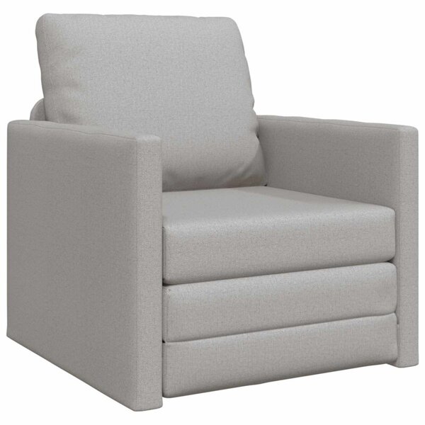 Sofa bed szary chmur 74 x 77 x 81 cm tkanina
