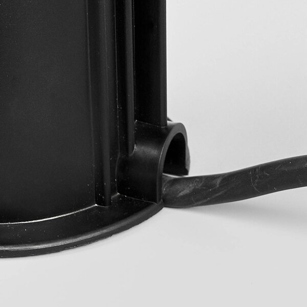 Lindby Oprawa wpuszczana podłogowa Insa, Ø11cm, stal nierdzewna, GU10, IP67 Insa Lindby, możliwość ściemniania, aluminiowy / szary / cynkowy, stal szlachetna, nowoczesny