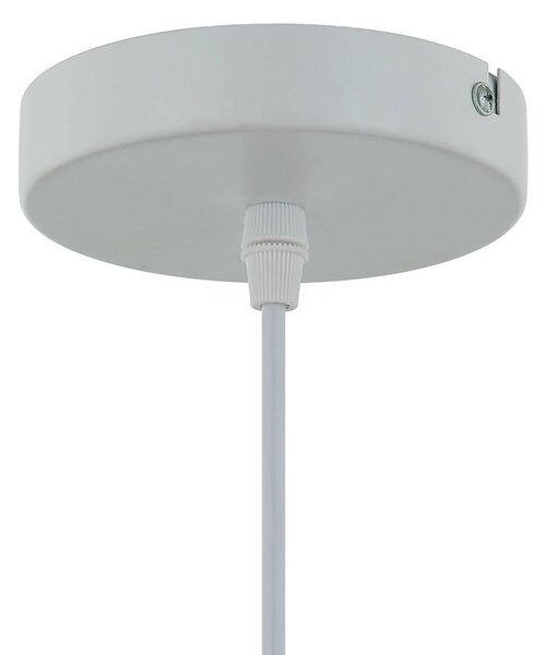 Lampa wisząca Borys Lindby, możliwość ściemniania, jasne drewno, salon / jadalnia, bambus, dworkowy / rustykalny