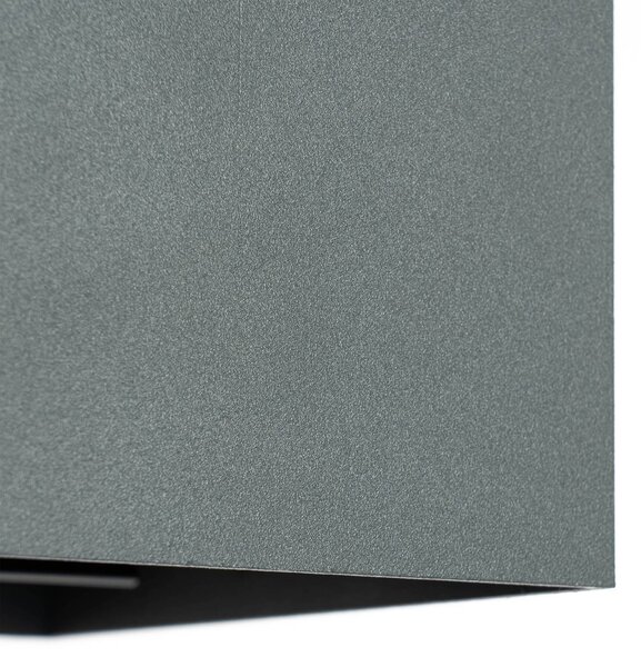 Kinkiet solarny LED Prios Lius, wysokość 15 cm, czujnik ruchu Lius PRIOS, czarny, aluminium, nowoczesny