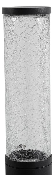 Kinkiet zewnętrzny Gavros Lindby, możliwość ściemniania, czarny, aluminium, nowoczesny