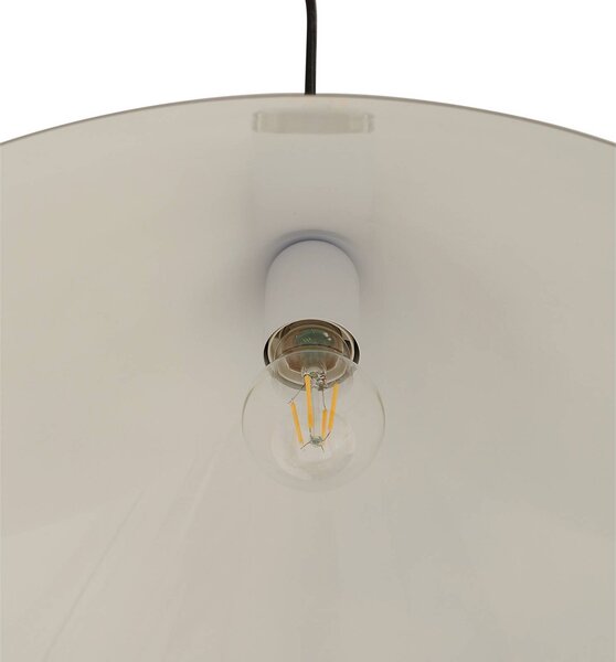 Lampa wisząca Clarine Lindby, możliwość ściemniania, ciemne drewno, salon / jadalnia, metal, nowoczesny