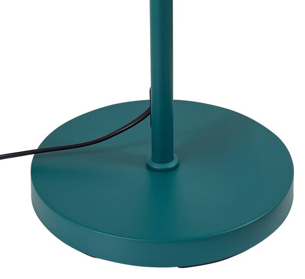 Lampa stojąca Isara Lindby, zielony, salon / jadalnia, metal, nowoczesny
