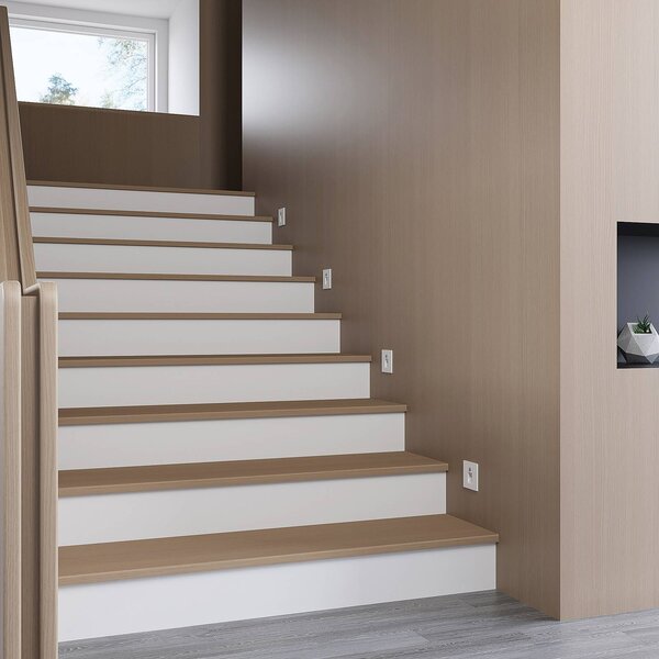 Oprawa wpuszczana LED Arcchio Neru, 7 cm, biała, kątowa, czujnik Neru, biały / opal, salon / jadalnia, aluminium, nowoczesny