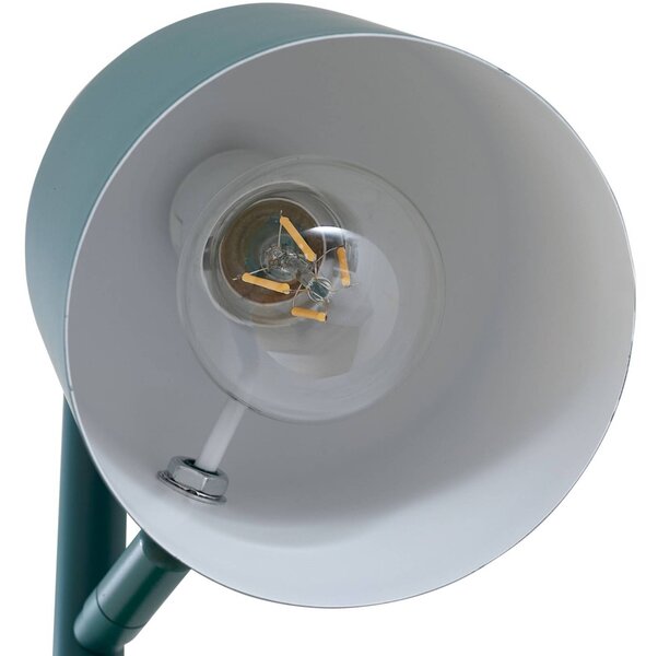 Lampa stojąca Isara Lindby, zielony, salon / jadalnia, metal, nowoczesny