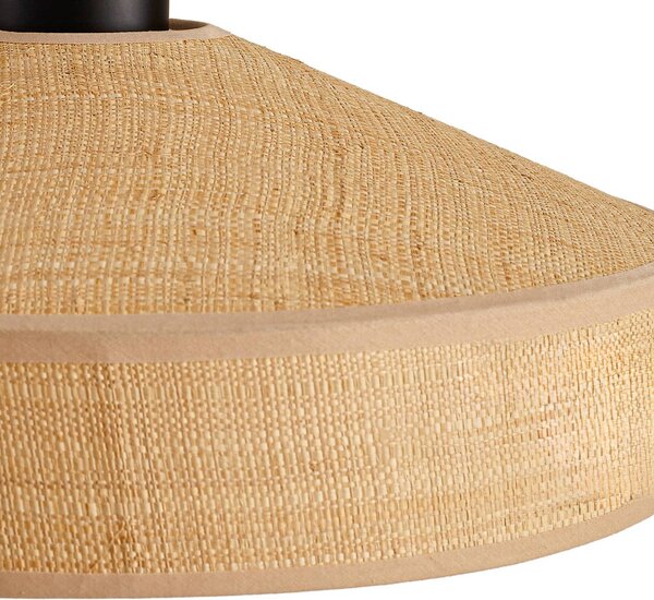 Lampa wisząca Haldor Lindby, możliwość ściemniania, kremowy / amber, salon / jadalnia, drewno, skandynawski