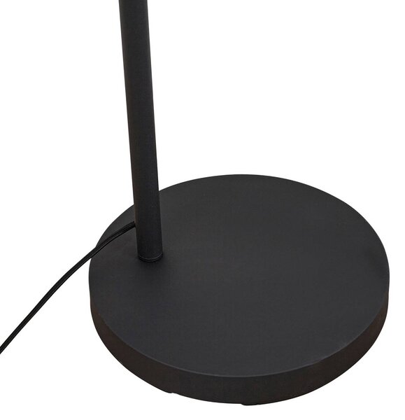 Lampa stojąca Solvian Lindby, czarny, salon / jadalnia, metal, nowoczesny