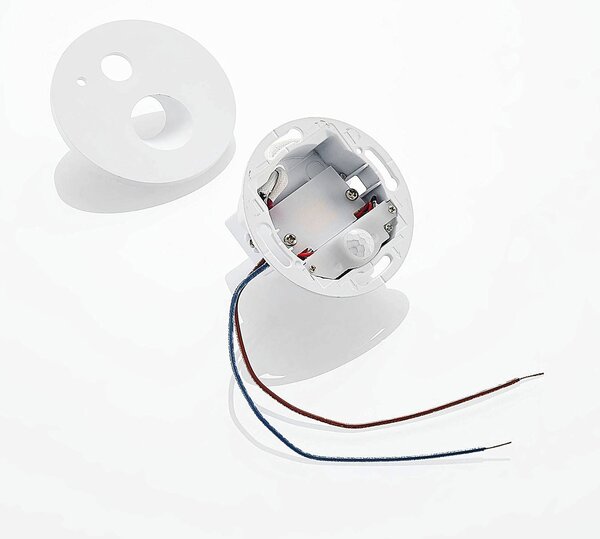 Arcchio Neru oprawa wpuszczana LED, okrągła, biała, biały / opal, salon / jadalnia, aluminium, nowoczesny