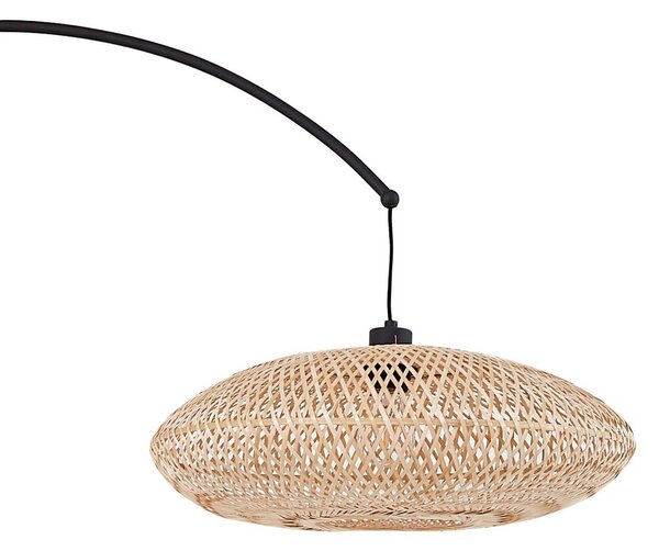 Lampa stojąca Solvian Lindby, czarny, salon / jadalnia, metal, nowoczesny
