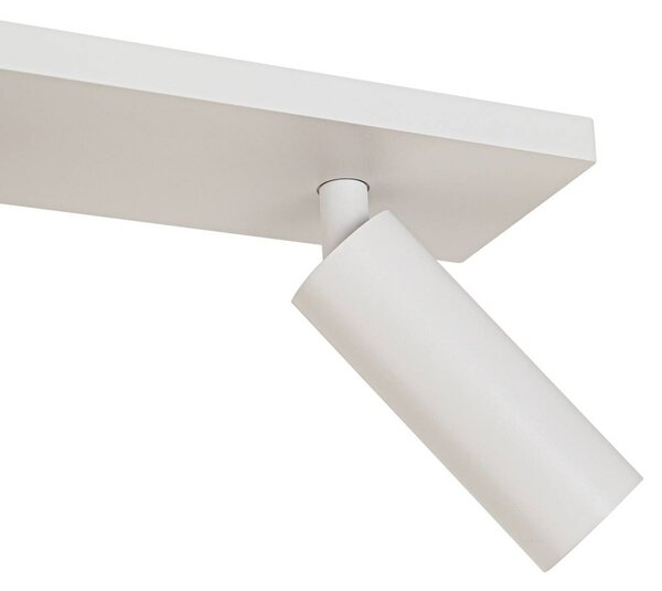 Arcchio Reflektor sufitowy Brinja Slim, biały, 3-punktowy, GU10 MR11 Slim Arcchio, możliwość ściemniania, biały / opal, przedpokój, aluminium, nowoczesny