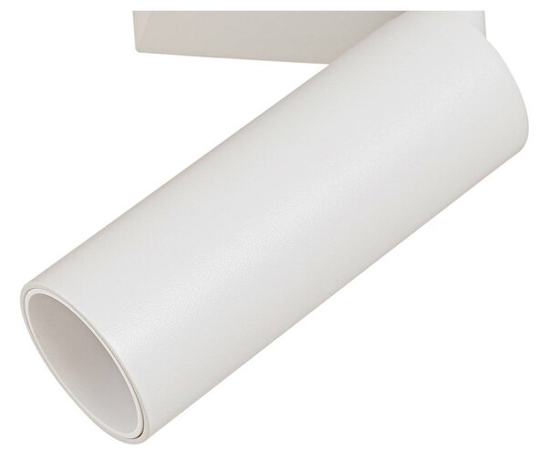 Arcchio Reflektor sufitowy Brinja Slim, biały, 3-punktowy, GU10 MR11 Slim Arcchio, możliwość ściemniania, biały / opal, przedpokój, aluminium, nowoczesny