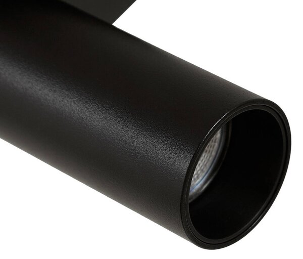 Arcchio Reflektor sufitowy Brinja Slim, czarny, 1-punktowy GU10 MR11 Slim Arcchio, możliwość ściemniania, czarny, przedpokój, aluminium, nowoczesny