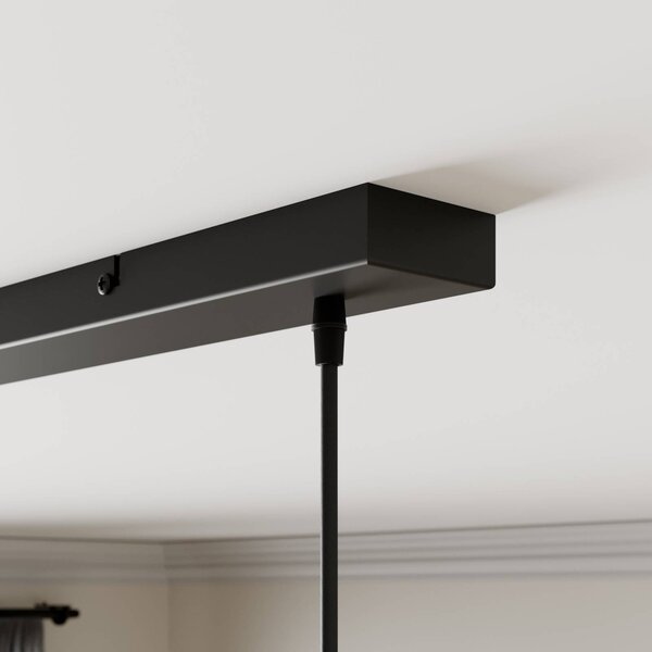 Lampa wisząca szklana Rangina Lindby, możliwość ściemniania, miedziany, salon / jadalnia, szkło, nowoczesny