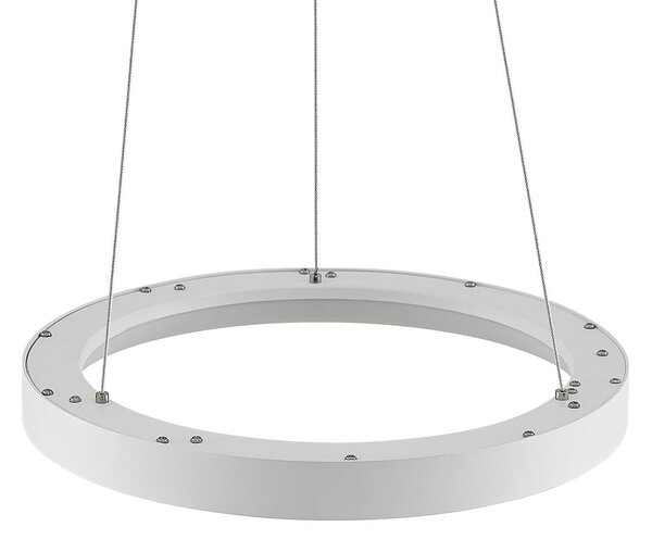 Lampa wisząca Vivy Arcchio, możliwość ściemniania, biały / opal, kuchnia, metal, nowoczesny