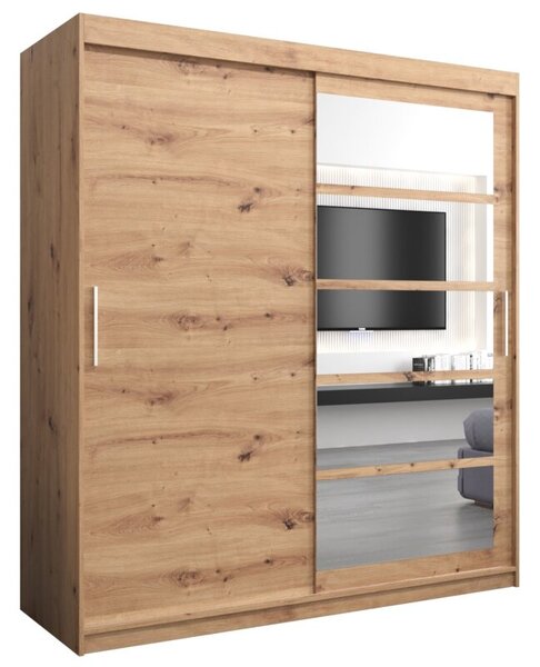 Szafa przesuwna garderoba Roma 1 180 wys. 200 cm artisan + artisan