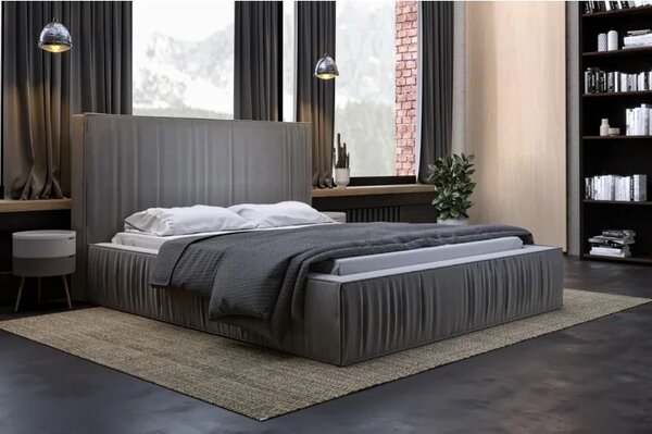 Łóżko tapicerowane 81250 M&K foam Koło 160x200