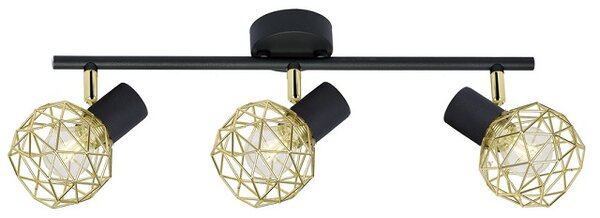 Potrójna lampa sufitowa z ażurowymi kloszami - V088 K7-B90
