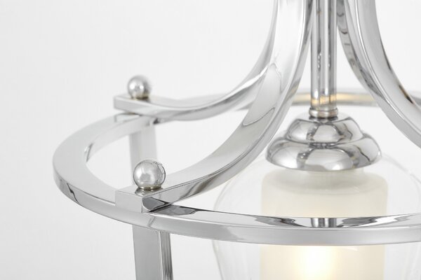 LAMPA WISZĄCA NOWOCZESNA LOFT CHROMOWANA BROOKLYN L1