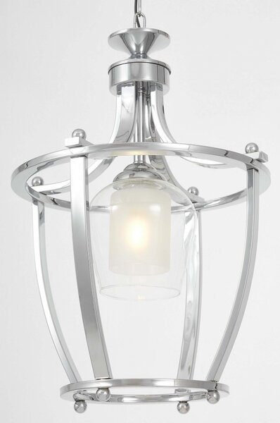 LAMPA WISZĄCA NOWOCZESNA LOFT CHROMOWANA BROOKLYN L1