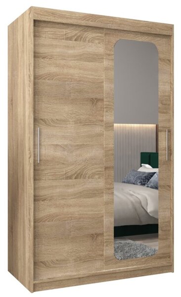 Szafa przesuwna garderoba Promo T2 120 wys. 200 cm sonoma + sonoma