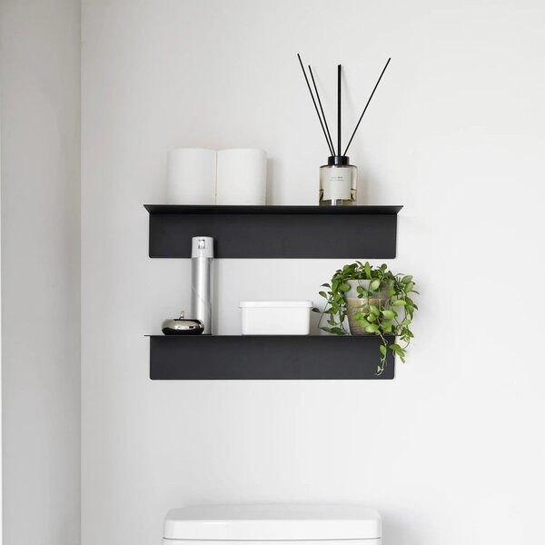 Czarna metalowa półka 50 cm – YAMAZAKI