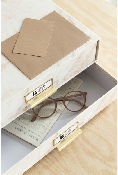 Kartonowy organizer z szufladką Birger Paper Laminate – Bigso