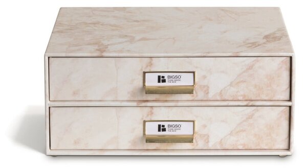 Kartonowy organizer z szufladką Birger Paper Laminate – Bigso
