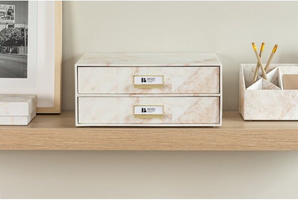 Kartonowy organizer z szufladką Birger Paper Laminate – Bigso