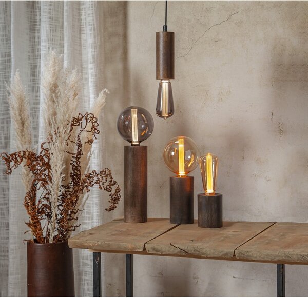 Ciemnobrązowa lampa wisząca Tub – Star Trading