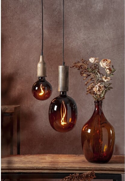 Ciemnobrązowa lampa wisząca Tub – Star Trading
