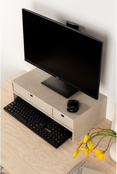 Kartonowy organizer na dokumenty z szufladką Ted Canvas Paper Laminate – Bigso
