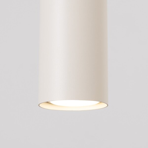 Kremowa lampa wisząca ø 19,5 cm Castro – Sollux