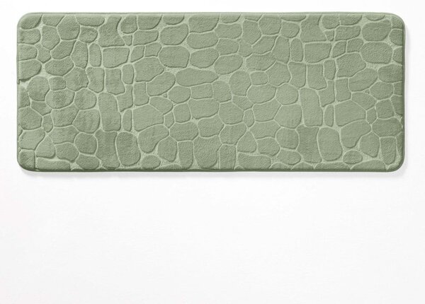 Zielony dywanik łazienkowy 50x120 cm Ricochet – douceur d'intérieur