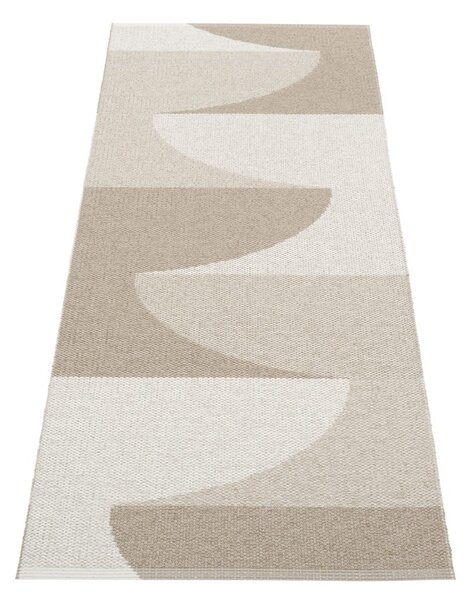 Beżowy chodnik odpowiedni na zewnątrz 70x180 cm Hill Dark Linen – Pappelina