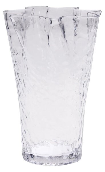 Szklany wazon (wysokość 30 cm) Ruffle – Hübsch