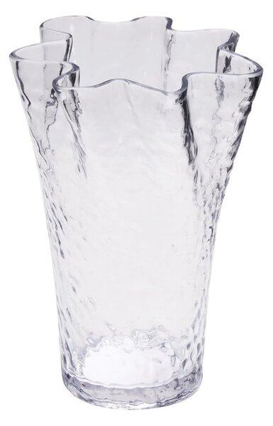 Szklany wazon (wysokość 30 cm) Ruffle – Hübsch