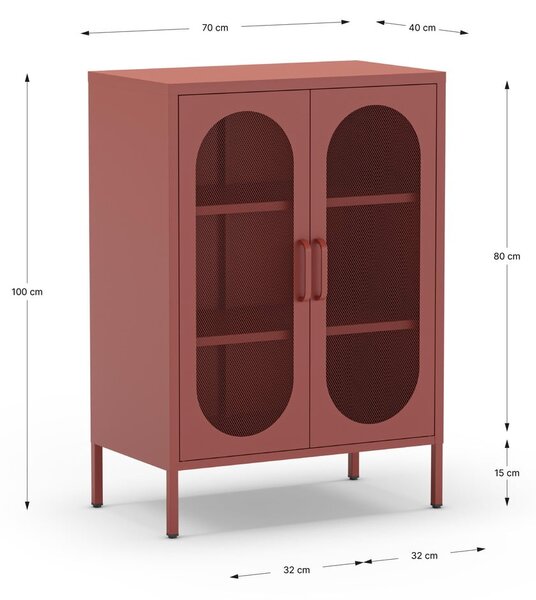 Ceglasta szafka 70x100 cm Diora – Marckeric